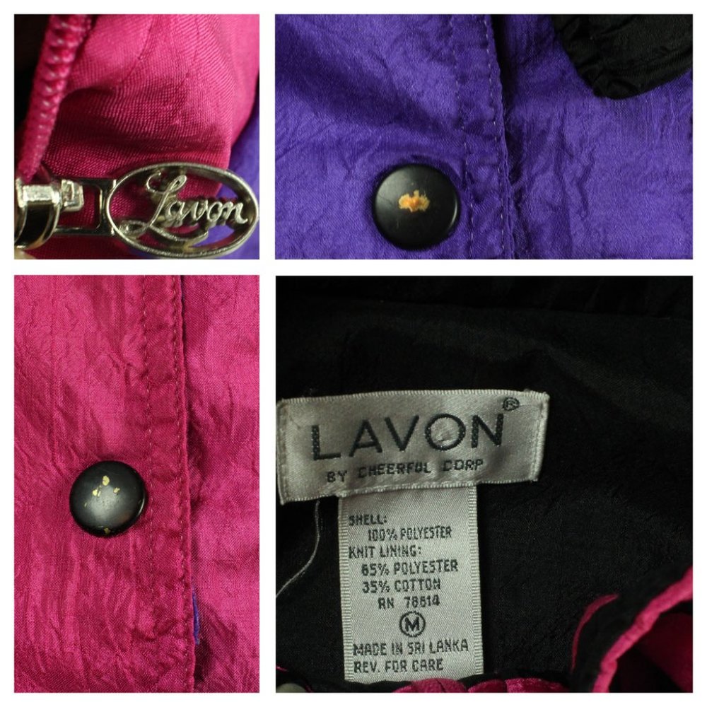 Vintage Lavon by Cheerful Corp Windbreaker Jacket - Picture 6 of 7